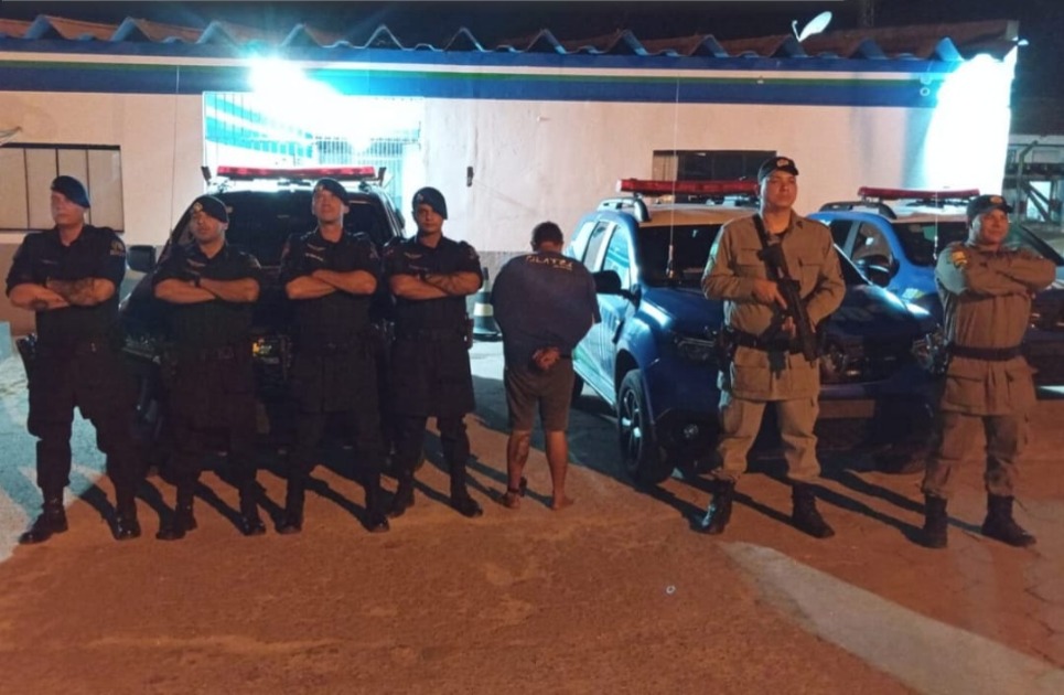 PM prende suspeito de participar da emboscada a homem morto com 27 tiros em Aragarças