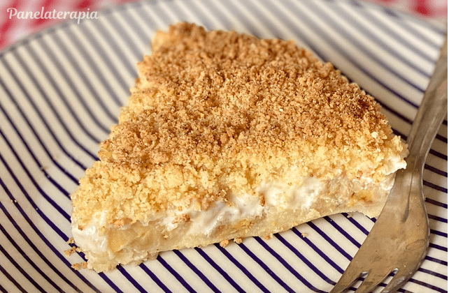 Torta Farofa de Banana e Creme