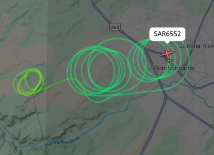 Avião desaparece após sair de Primavera do Leste com destino a Rondonópolis; FAB realiza buscas