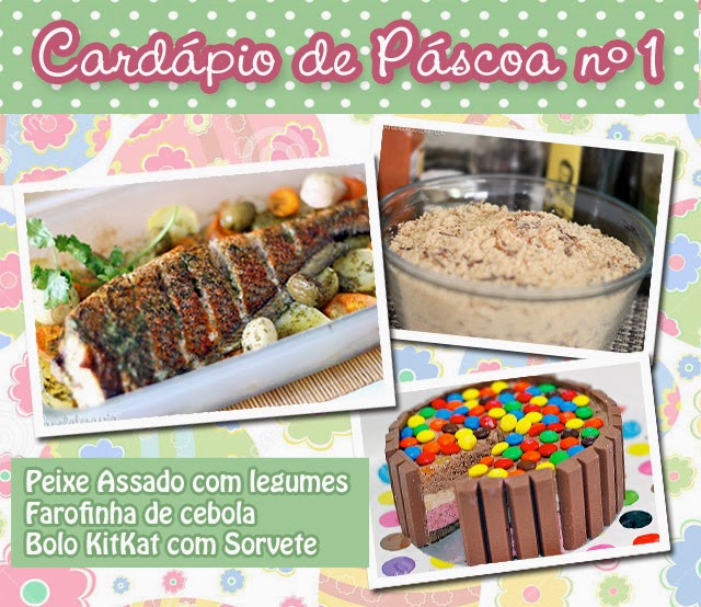 Cardápios para a Páscoa