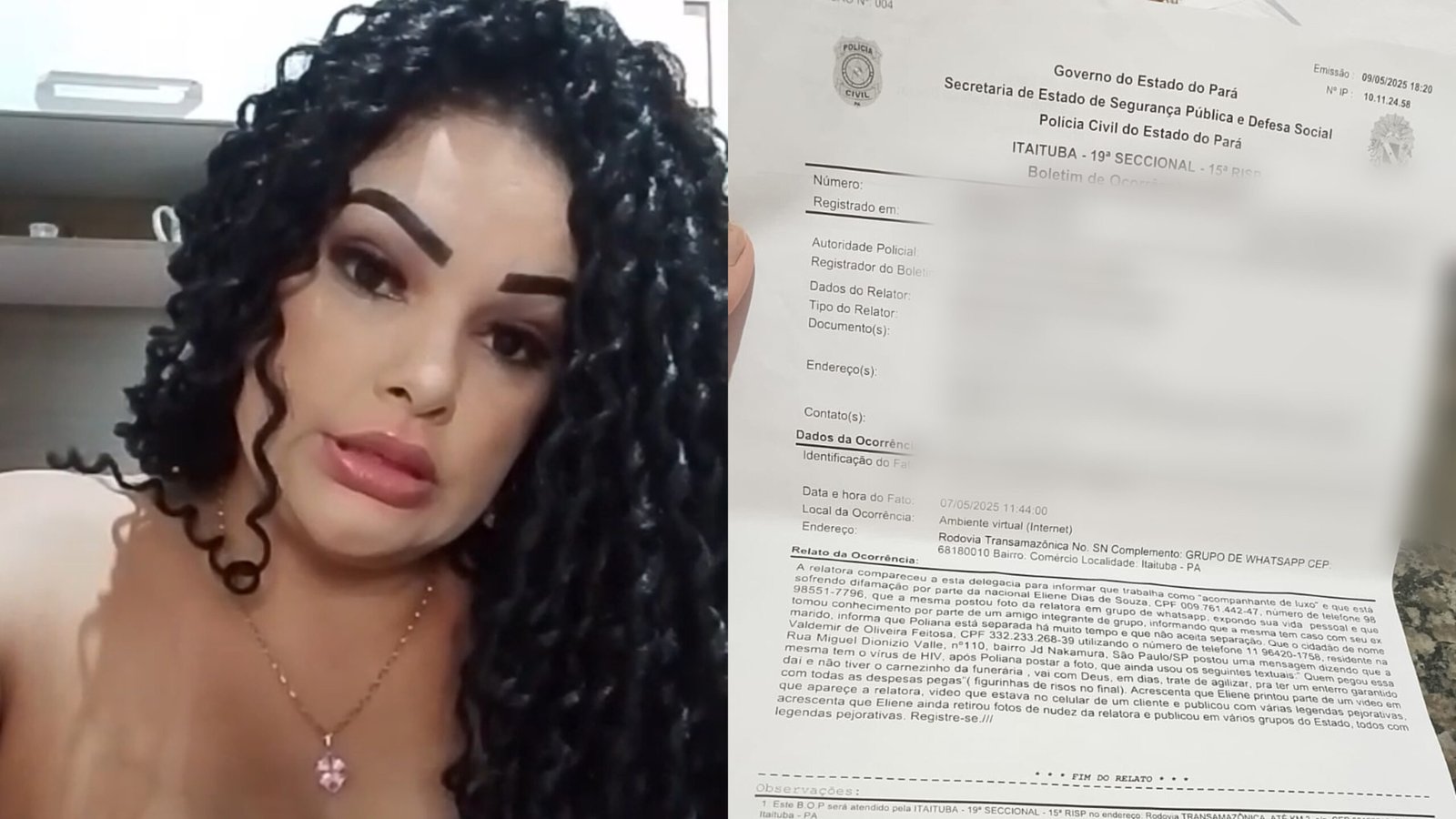 Mulher denuncia difamação em grupo de WhatsApp em Itaituba (PA)