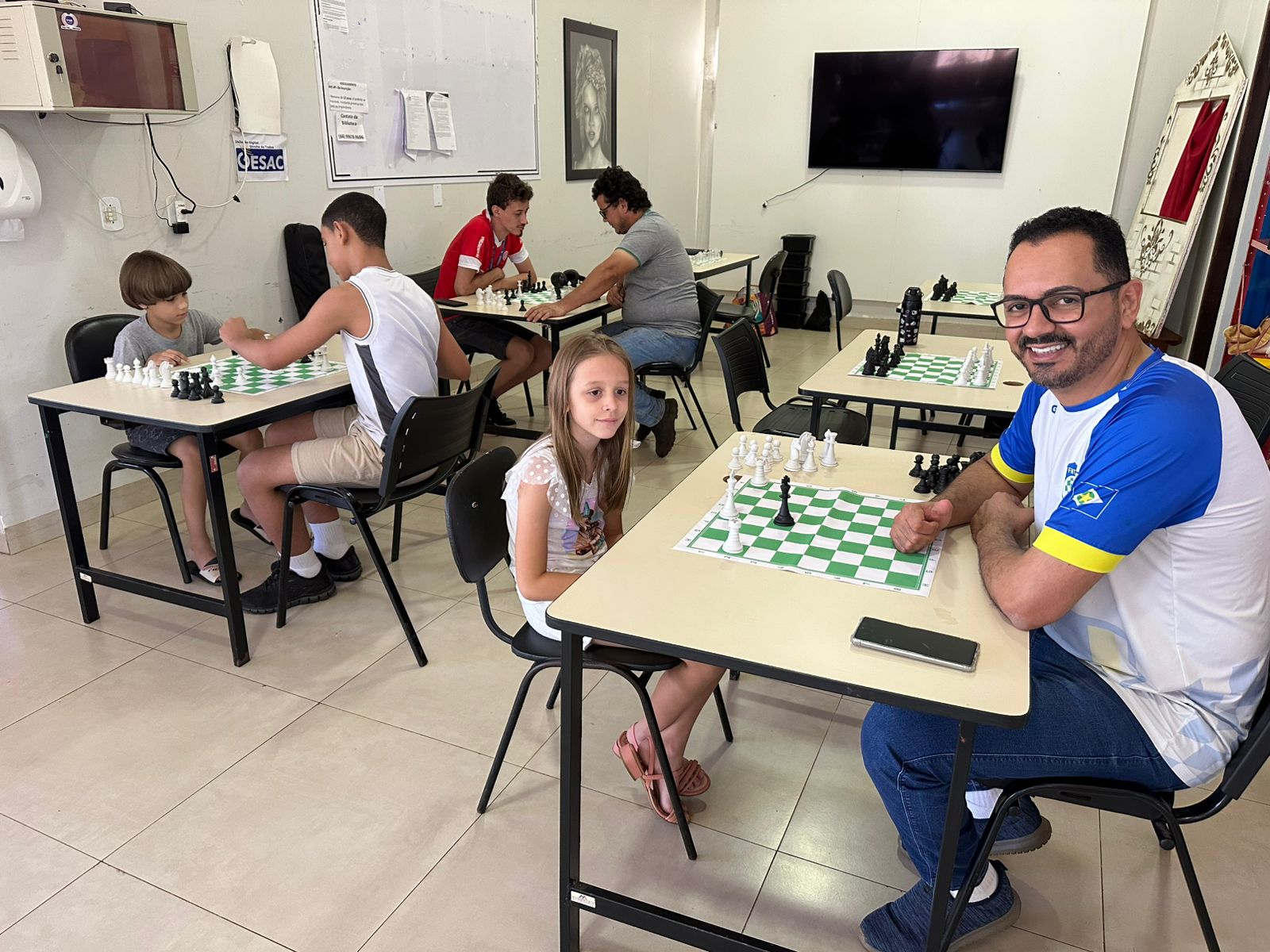 Clube de Xadrez de Canarana inicia atividades com aulas gratuitas para todas as idades